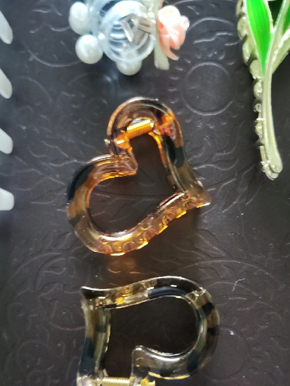 Green Hair Clip Set — Cute Everyday Hair Accessories - Picture 3 of 6